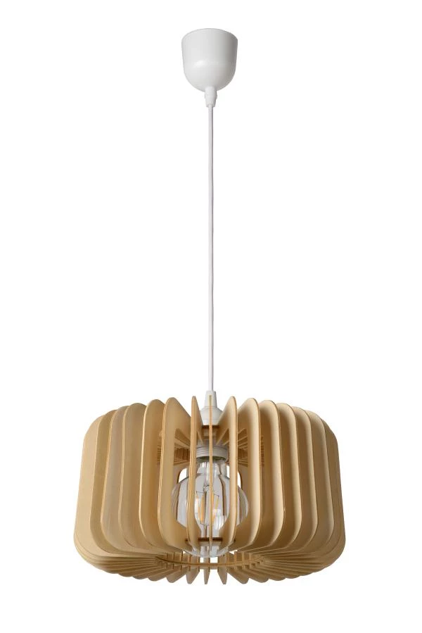 Lucide ETTA - Hanglamp - Ø 29 cm - 1xE27 - Naturel - uitgezet